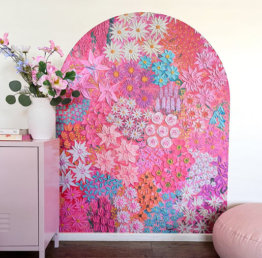 Blossom Boulevard Textured Flower Arch