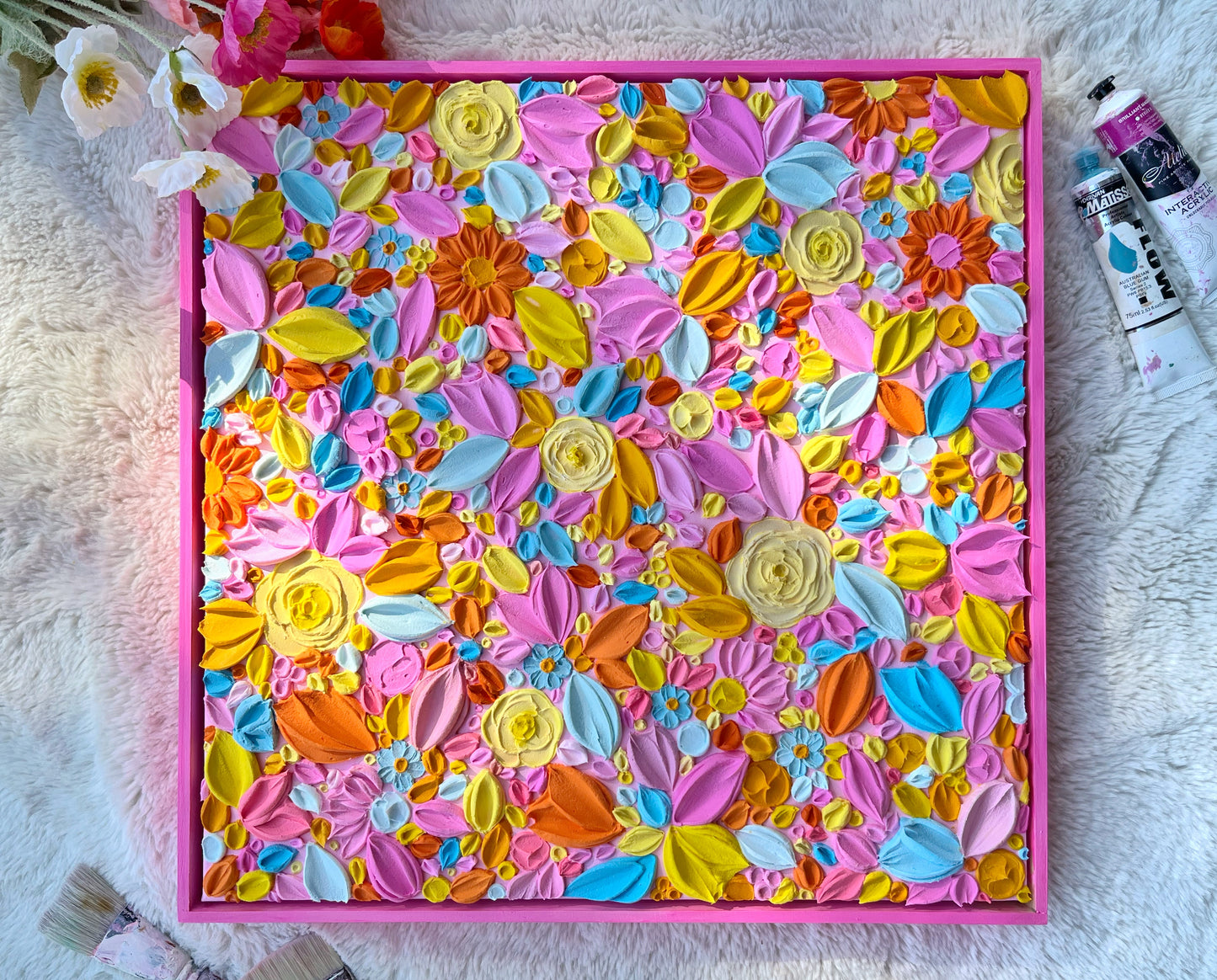 ‘Unmuted’- Original Textured Artwork On Canvas