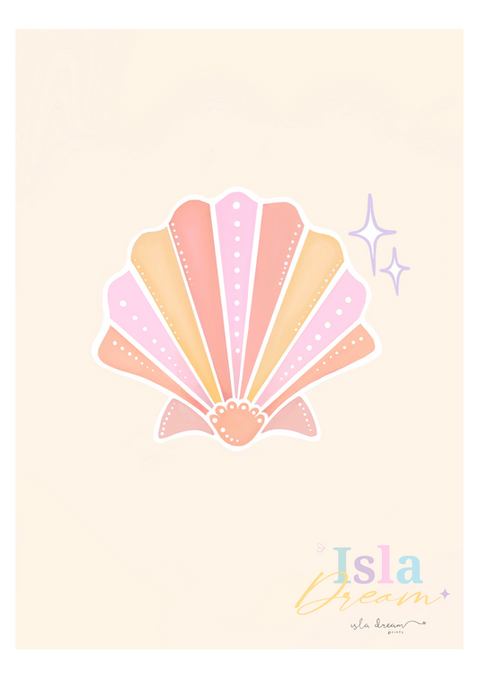 Lorelei Clam Shell Print