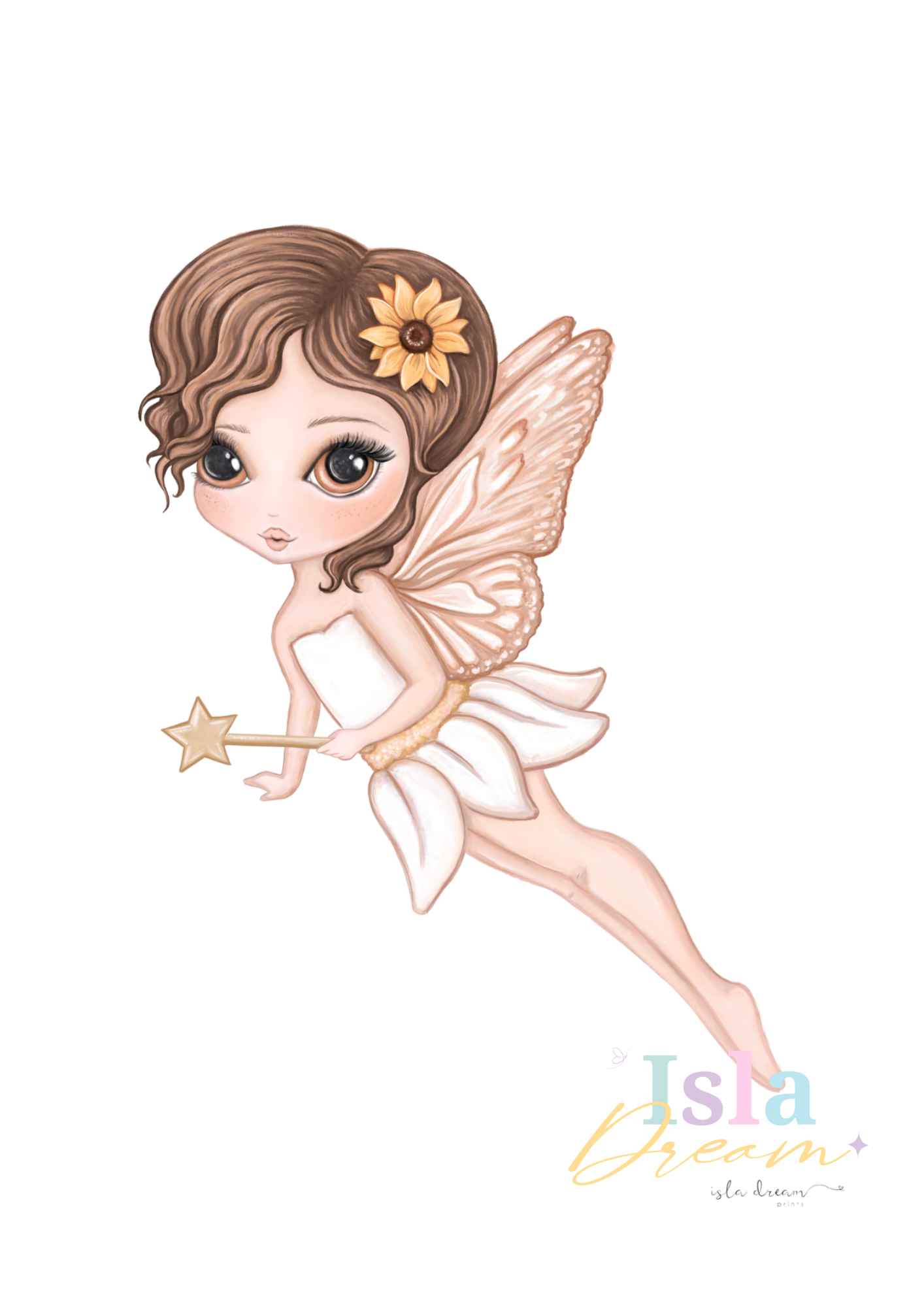 Hazel the Butterfly Fairy Print