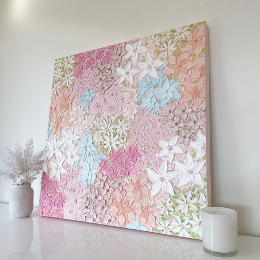 ‘Thumpers garden’- Original Textured Artwork On Canvas