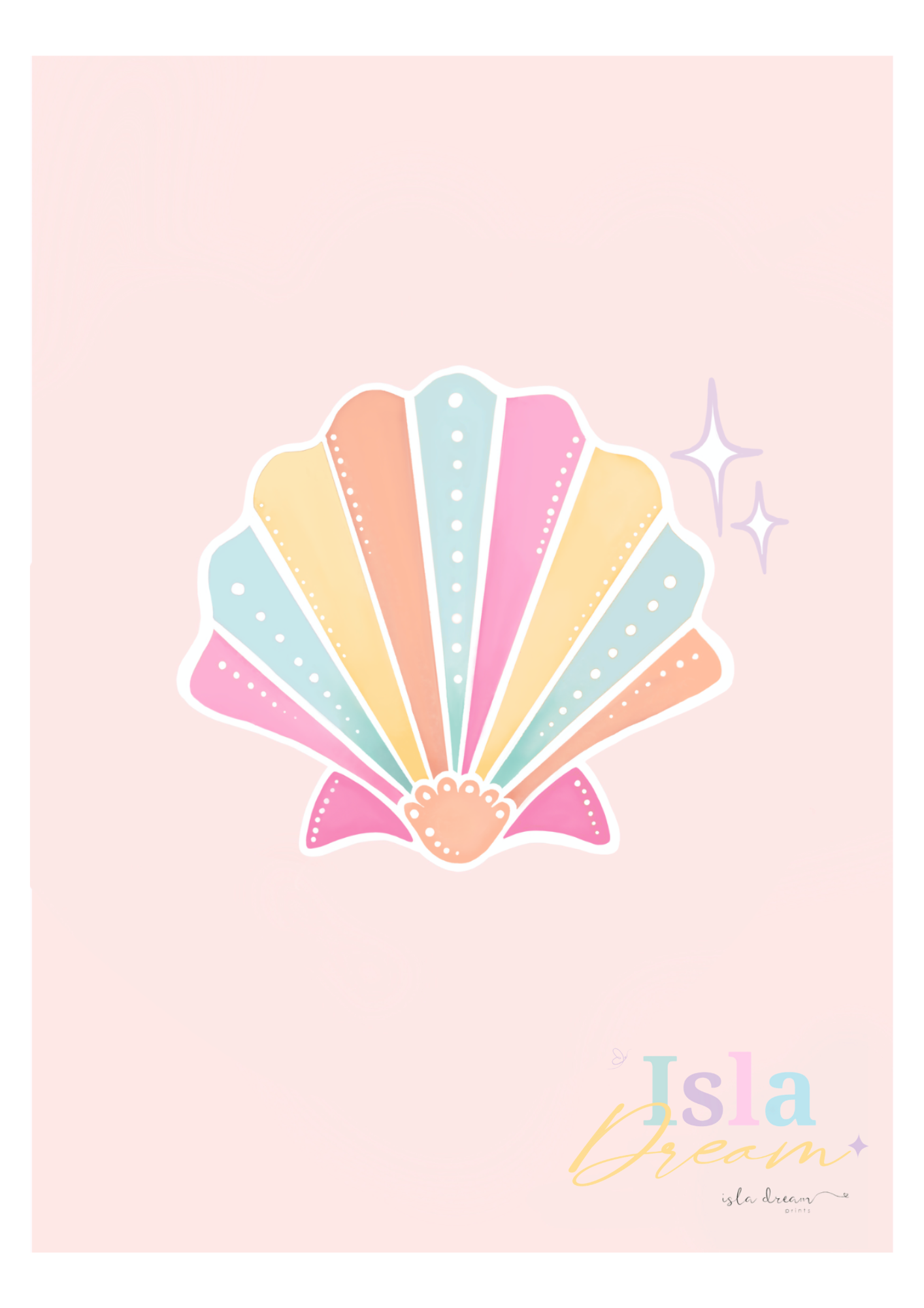 Pearl Clam Shell Print