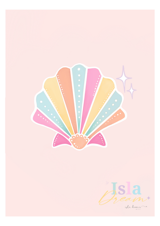 Pearl Clam Shell Print
