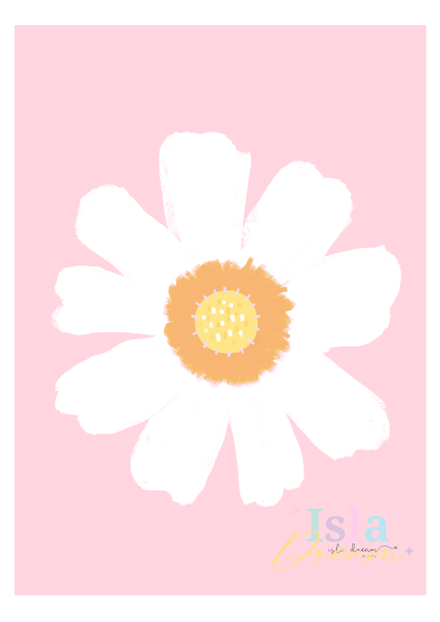 Daisy Print - Pink