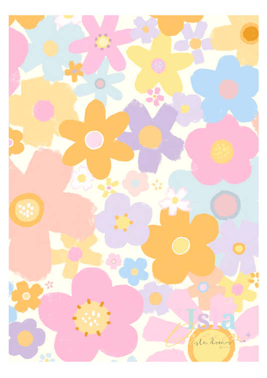 Spring Fling Flower Print