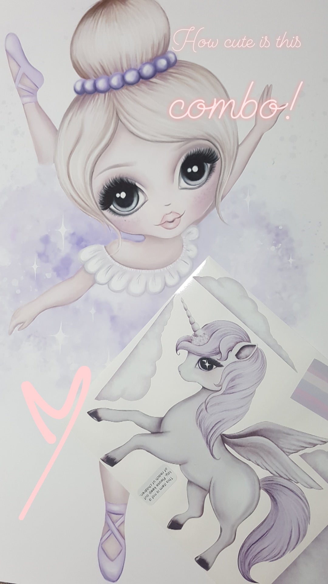 Bella the ballerina print: available in pink/lilac - Isla Dream Prints