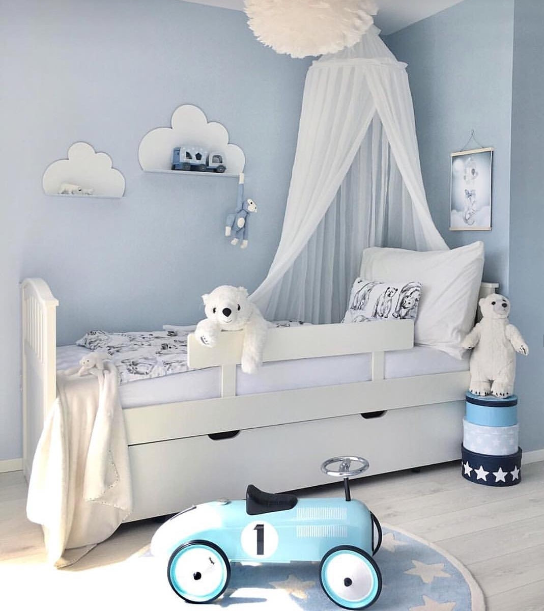 Foster the polar bear print: available in pink/grey - Isla Dream Prints