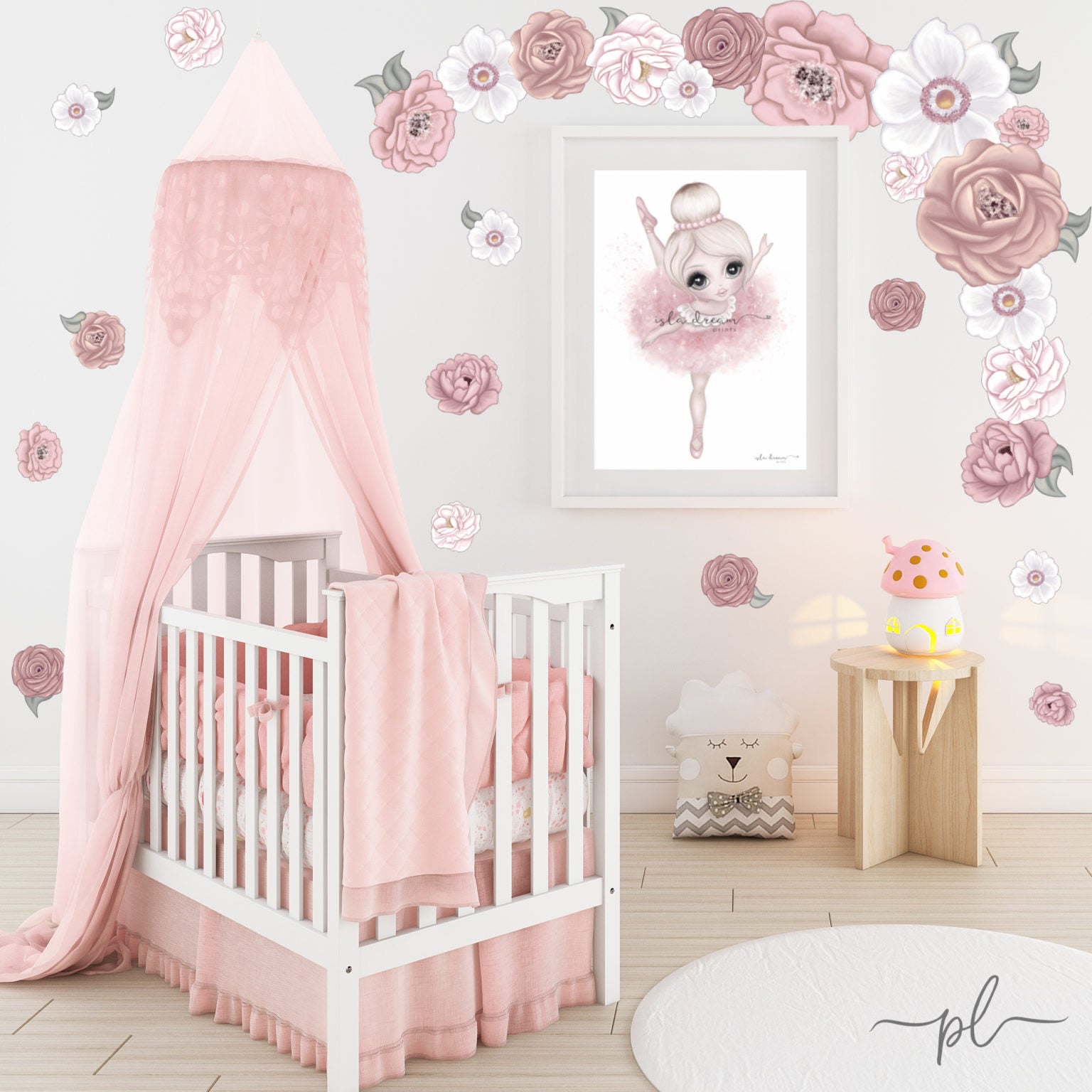 The Flower Box Decals Sets - Chantilly - Isla Dream Prints