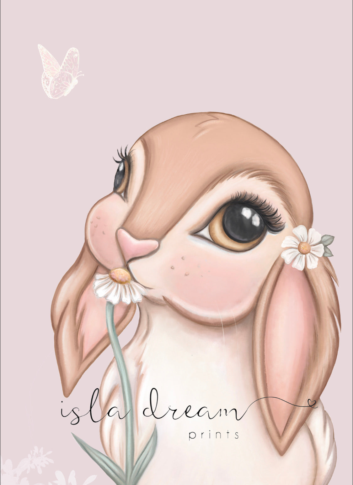 Fawn bunny print- multiple background variations - Isla Dream Prints