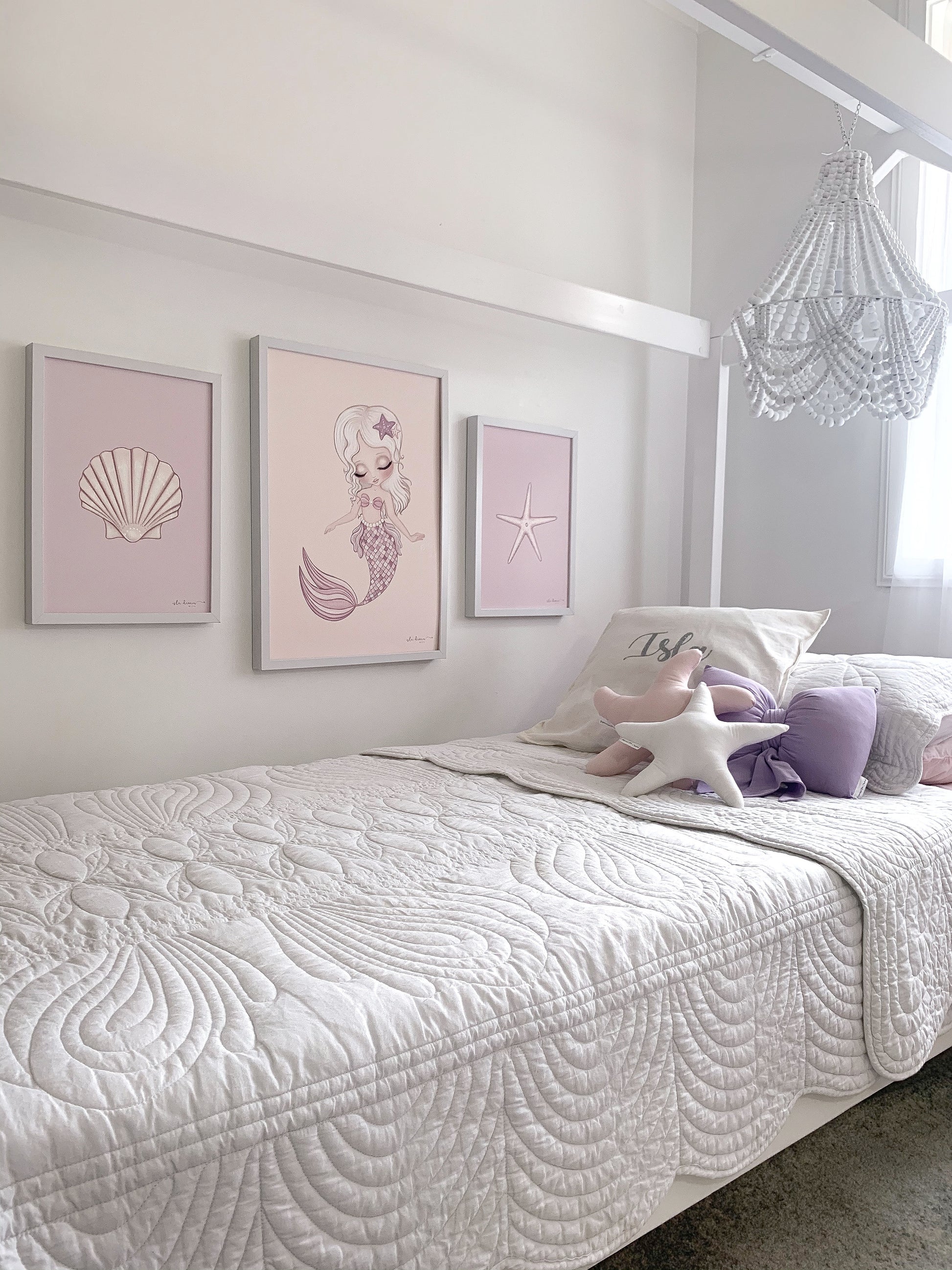 Jasmine the mermaid print - Isla Dream Prints