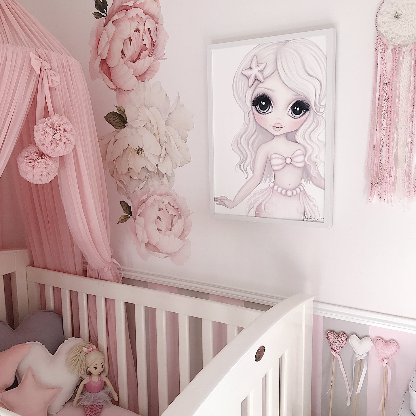 Jewel the mermaid print - Isla Dream Prints