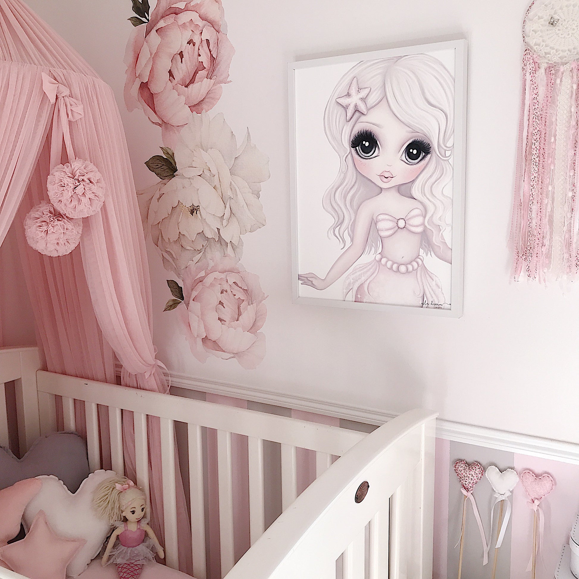 Jewel the mermaid print - Isla Dream Prints