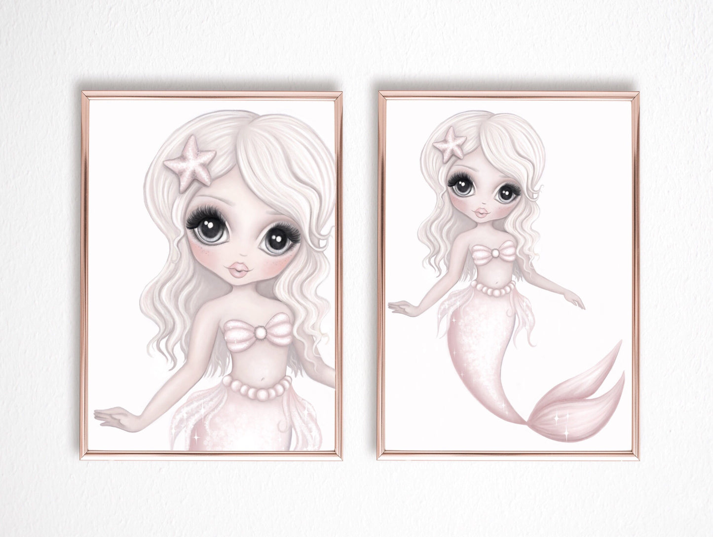Jewel the mermaid print - Isla Dream Prints