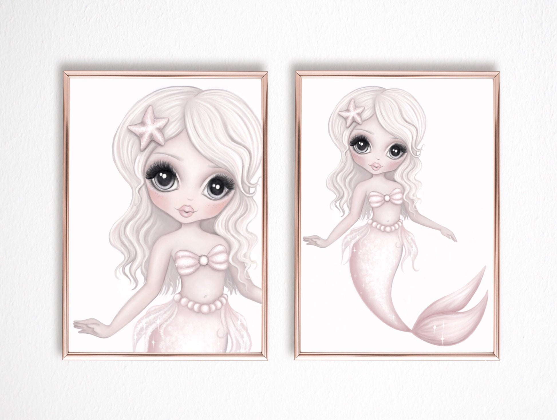 Jewel the mermaid print - Isla Dream Prints