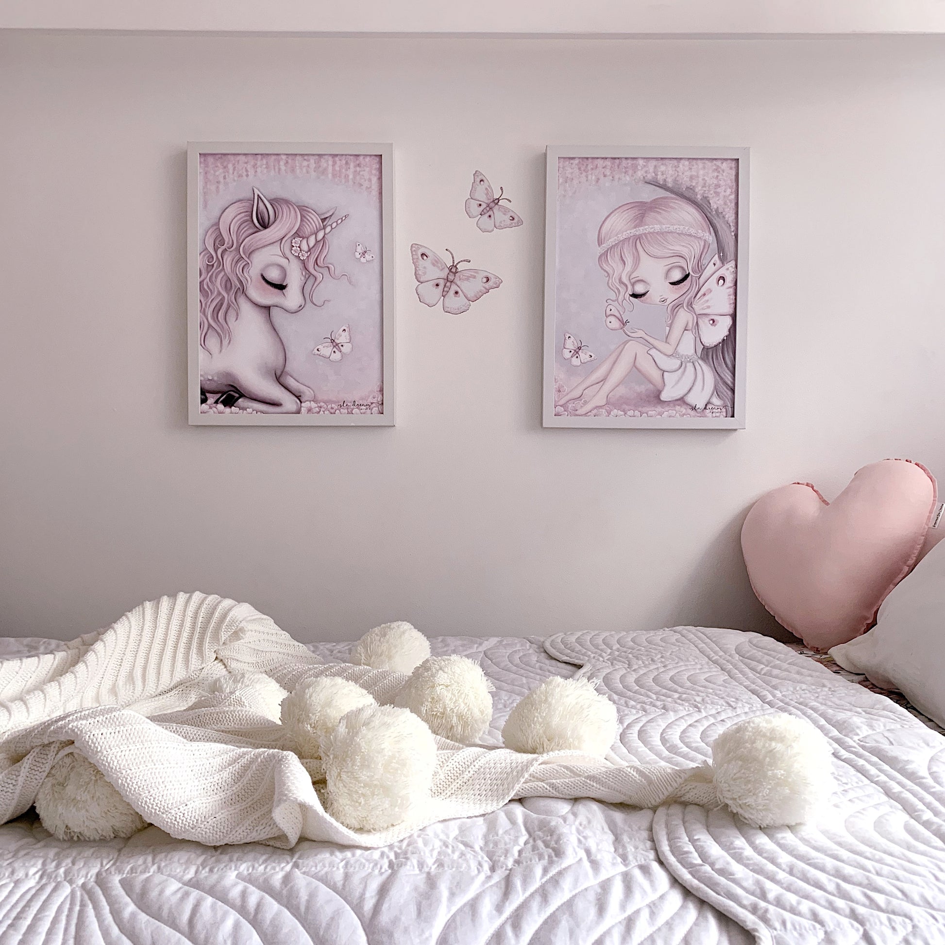 Aubrey unicorn print - Isla Dream Prints