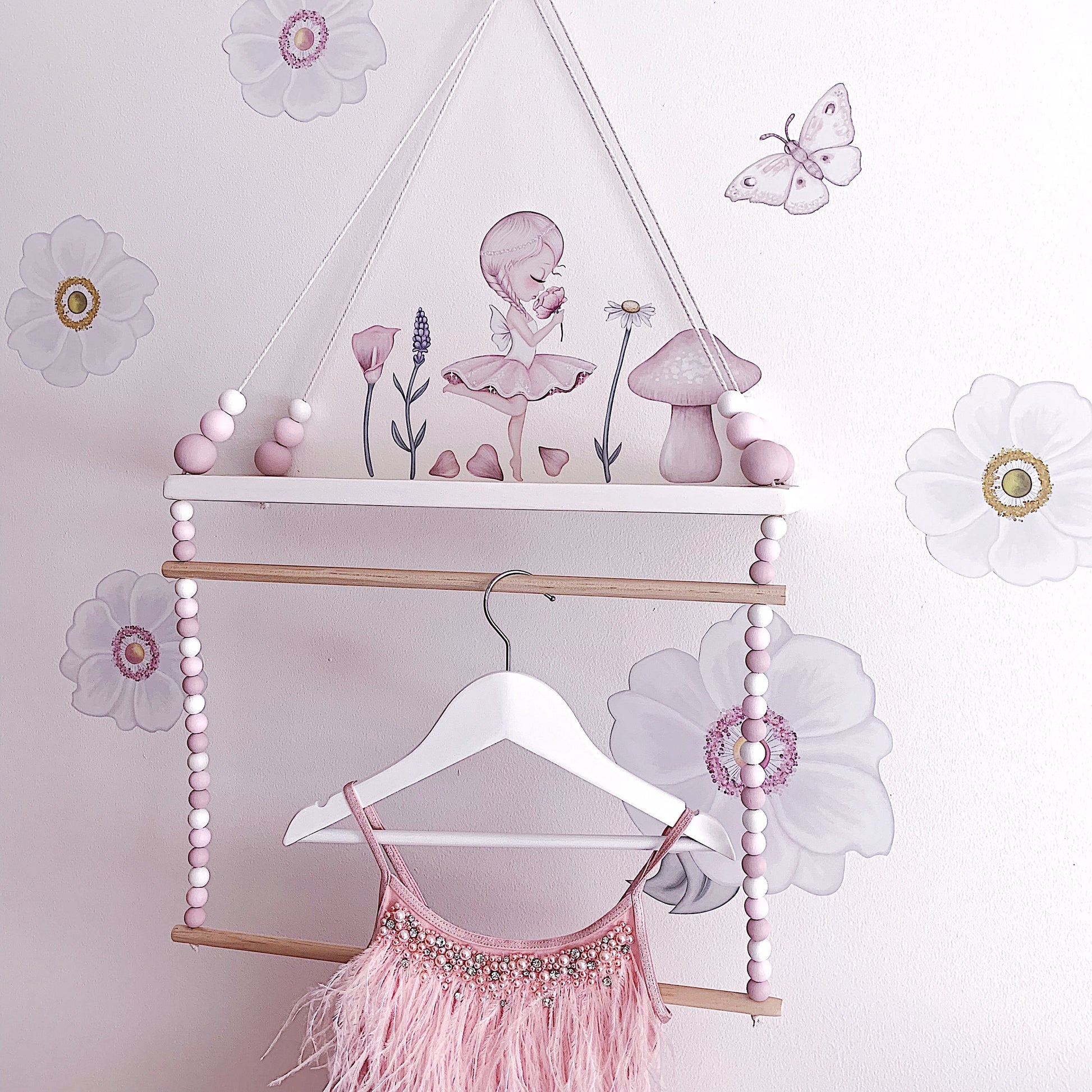 ‘Crysta the Fairy’ Fabric Wall Decals A4 & A3 - Isla Dream Prints