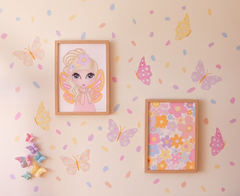 Spring Fling Butterfly Wall Decals - A3 & A2