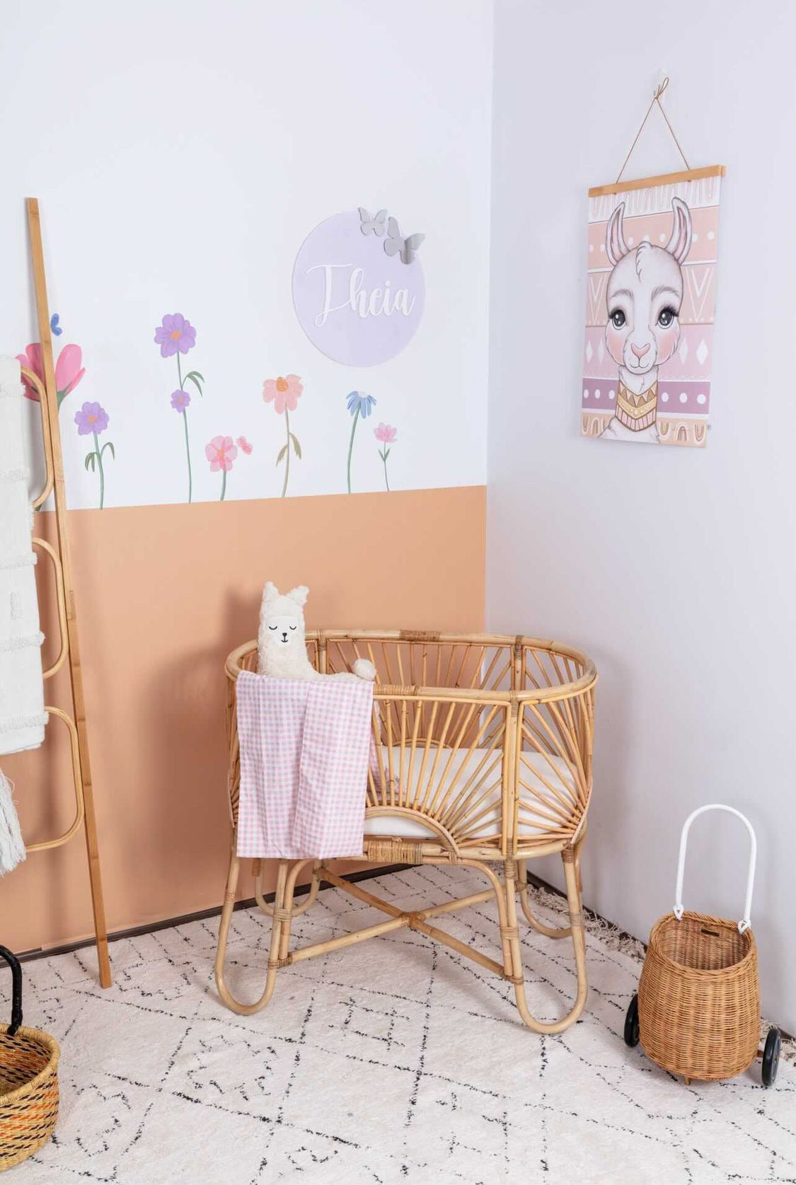 Garden Party Flowers - Fabric Wall Decals - Isla Dream Prints