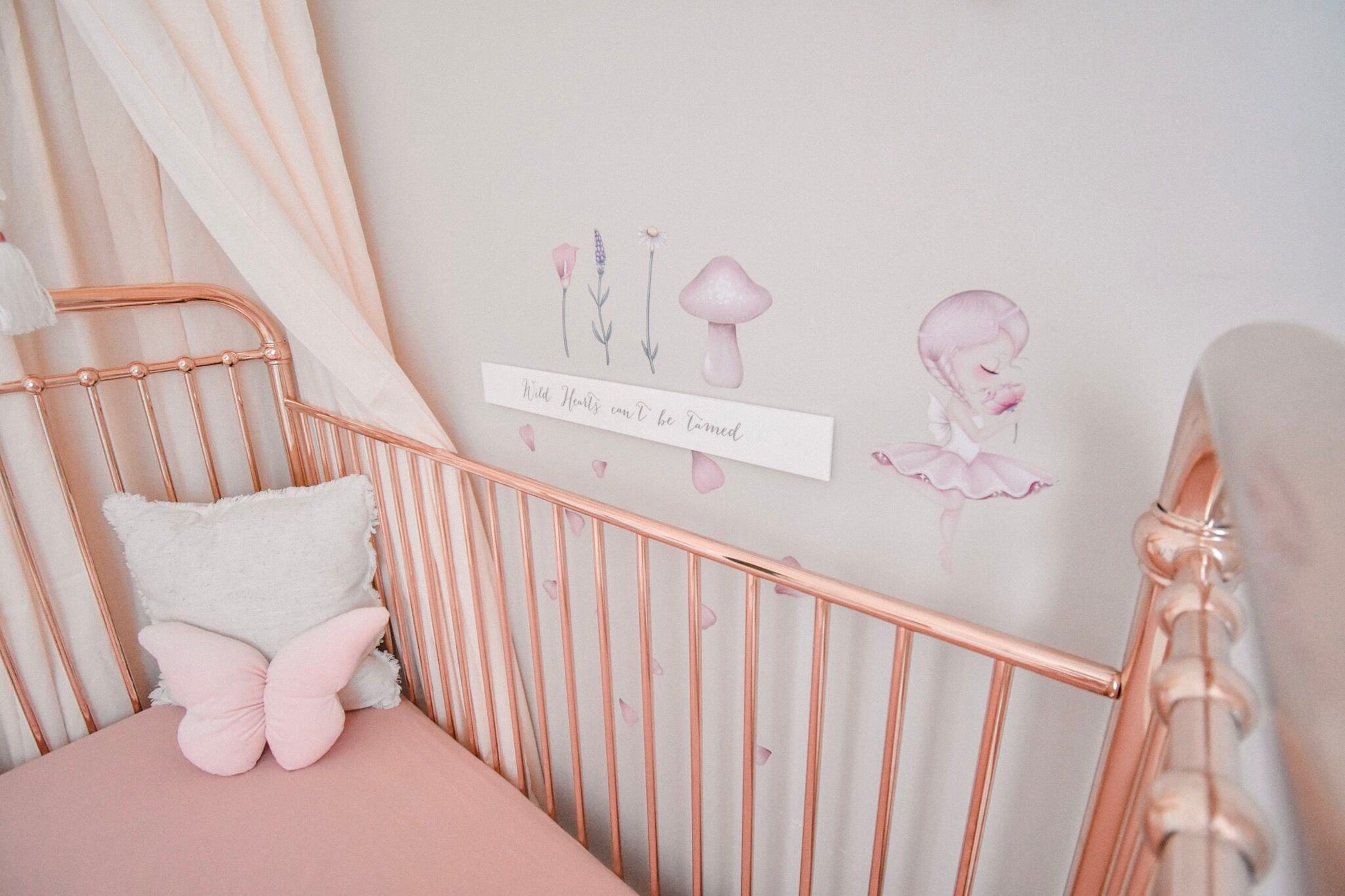 ‘Crysta the Fairy’ Fabric Wall Decals A4 & A3 - Isla Dream Prints